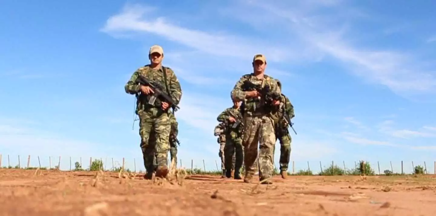 Brasil e Paraguai eliminam quase 1 milhão de quilos de maconha