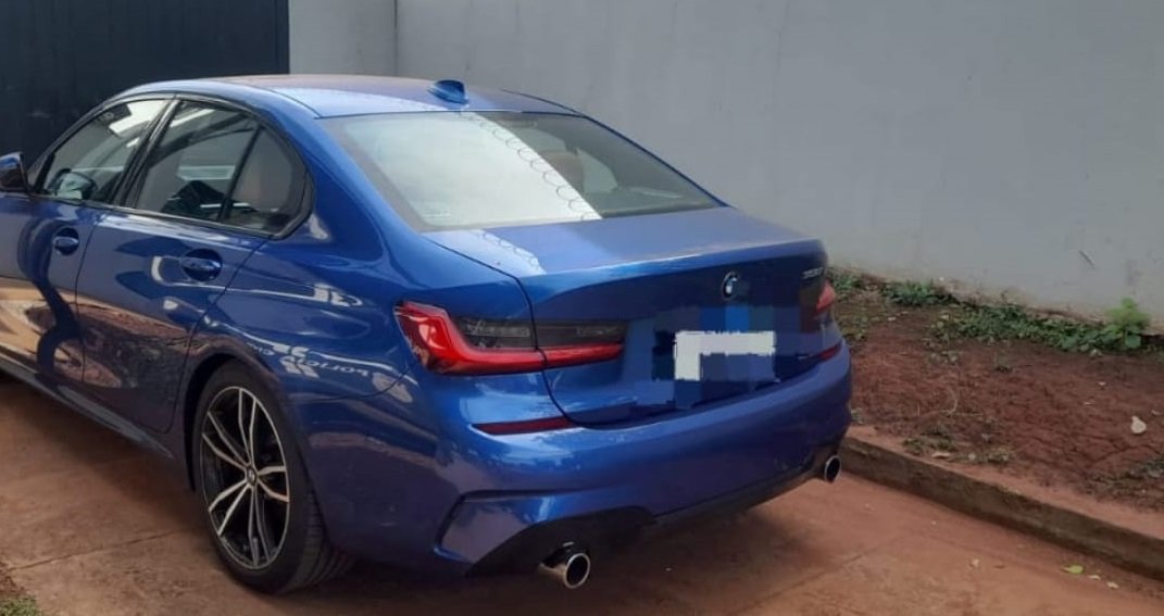 BMW roubada no estado de SP é recuperada pela PM em Ponta Porã