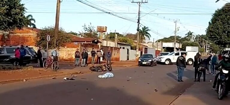 Acidente mata motociclista e deixa um ferido…
