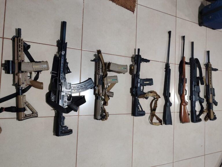 Senad apreende arsenal em operação na fronteira