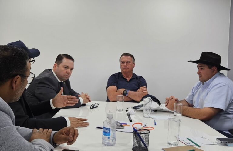Pompilio Junior visita Bolsonaro e deputados federais…